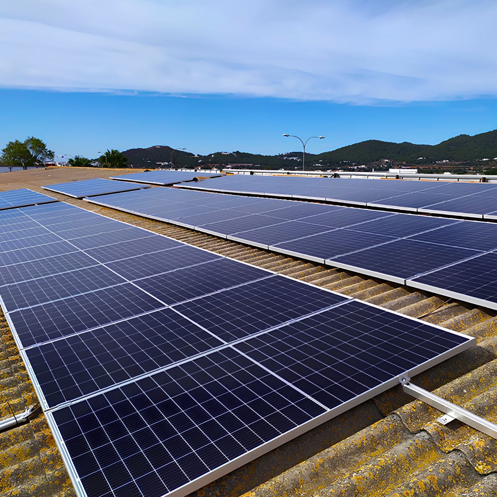 Limpieza de placas solares en Ibiza para viviendas